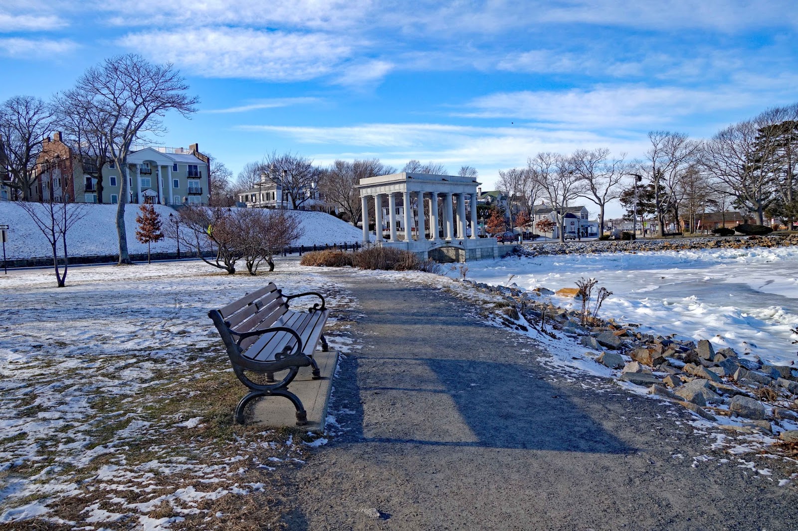 Joe's Retirement Blog Frozen Salt Water, Plymouth Rock, Plymouth