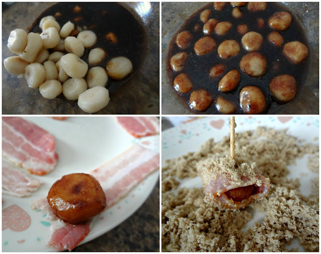 Bacon Wrapped Water Chestnuts