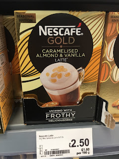 nescafe gold caramelised almond and vanilla latte