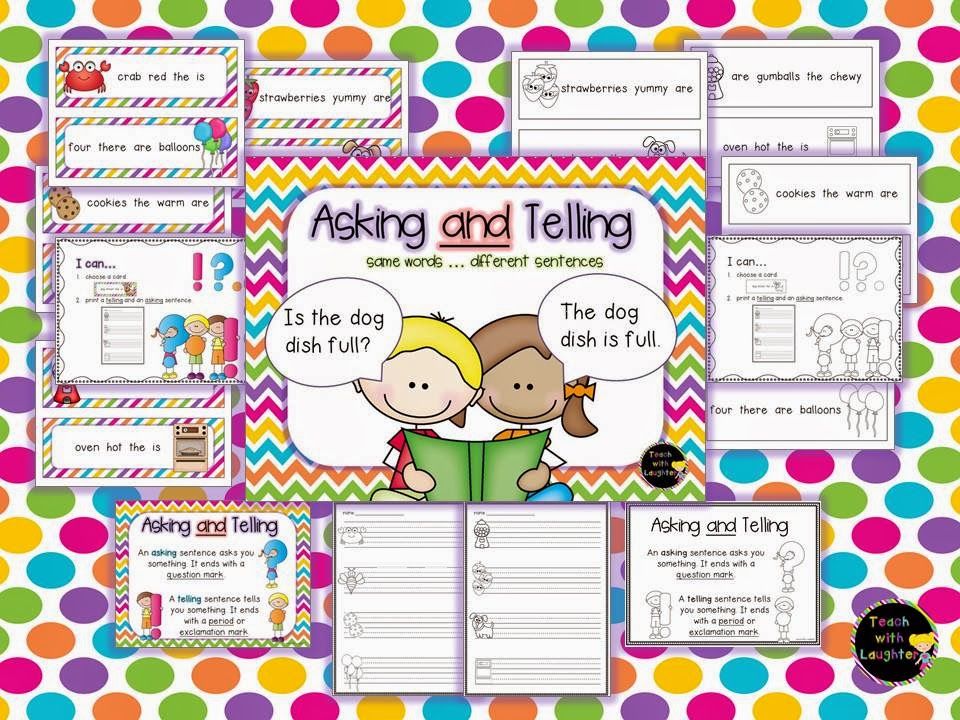 asking-or-telling-sentence-activities-sentences-kindergarten-first-grade
