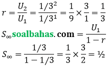bahas pg jumlah geometri tak hingga