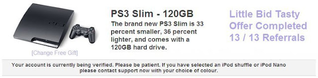 Verificação FreebieJeebies freebiejeebies verificação playstation slim prize offer referrals oferta