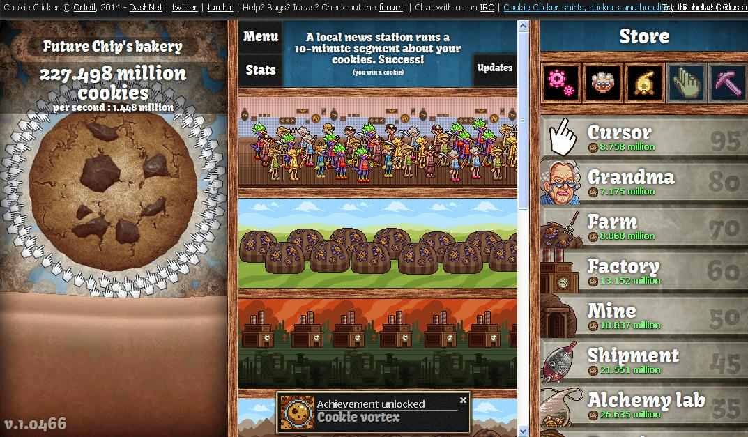 Gioco online Cookie Clicker