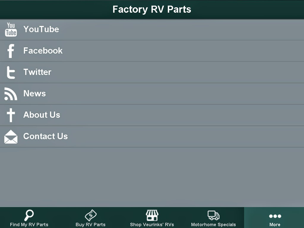 Veurinks' "Find My RV Parts" Phone App Veurink's RV Center