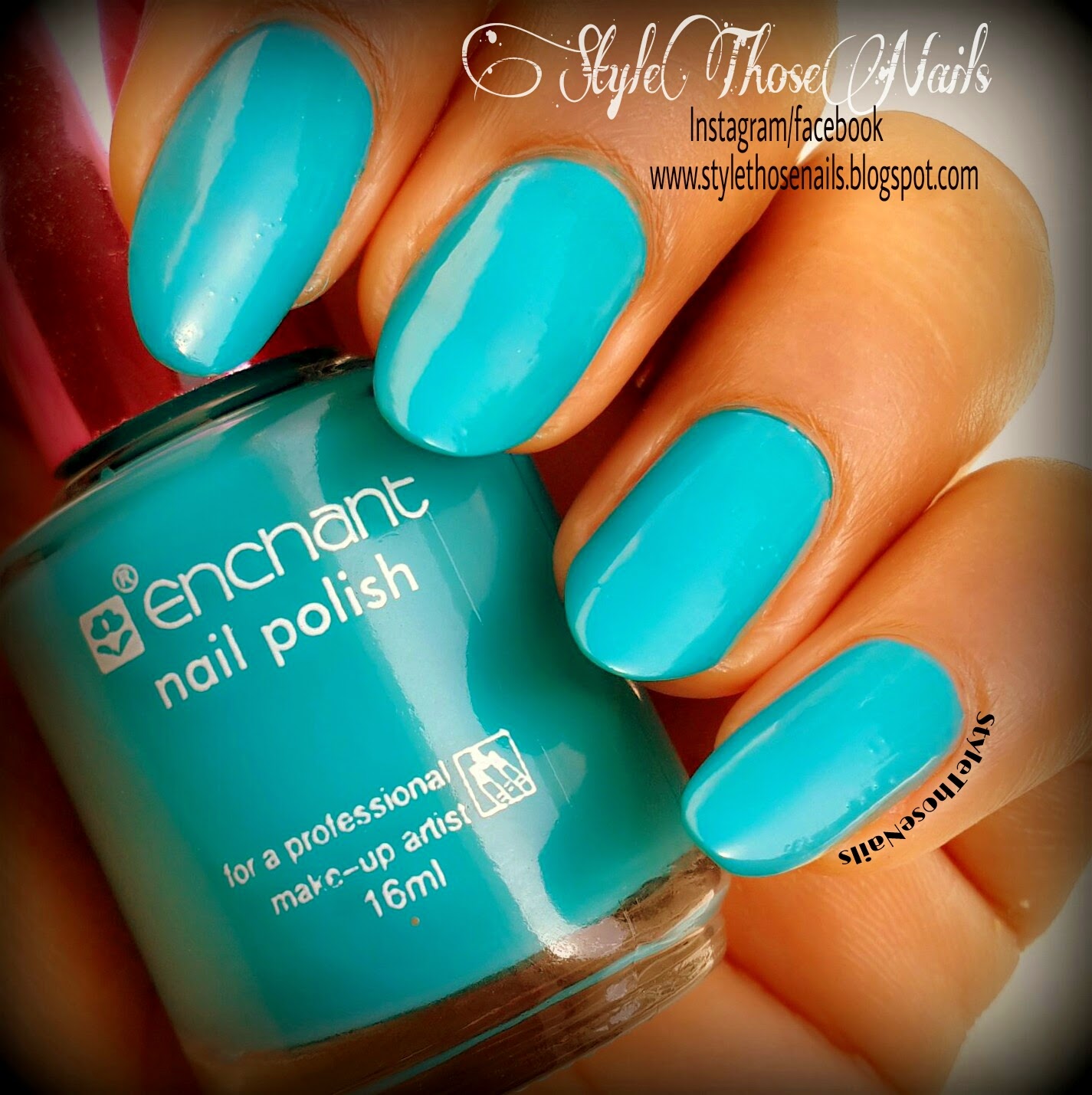 Style Those Nails Enchant Blue Nail Polishes No. 60 & 57 (from Qatar