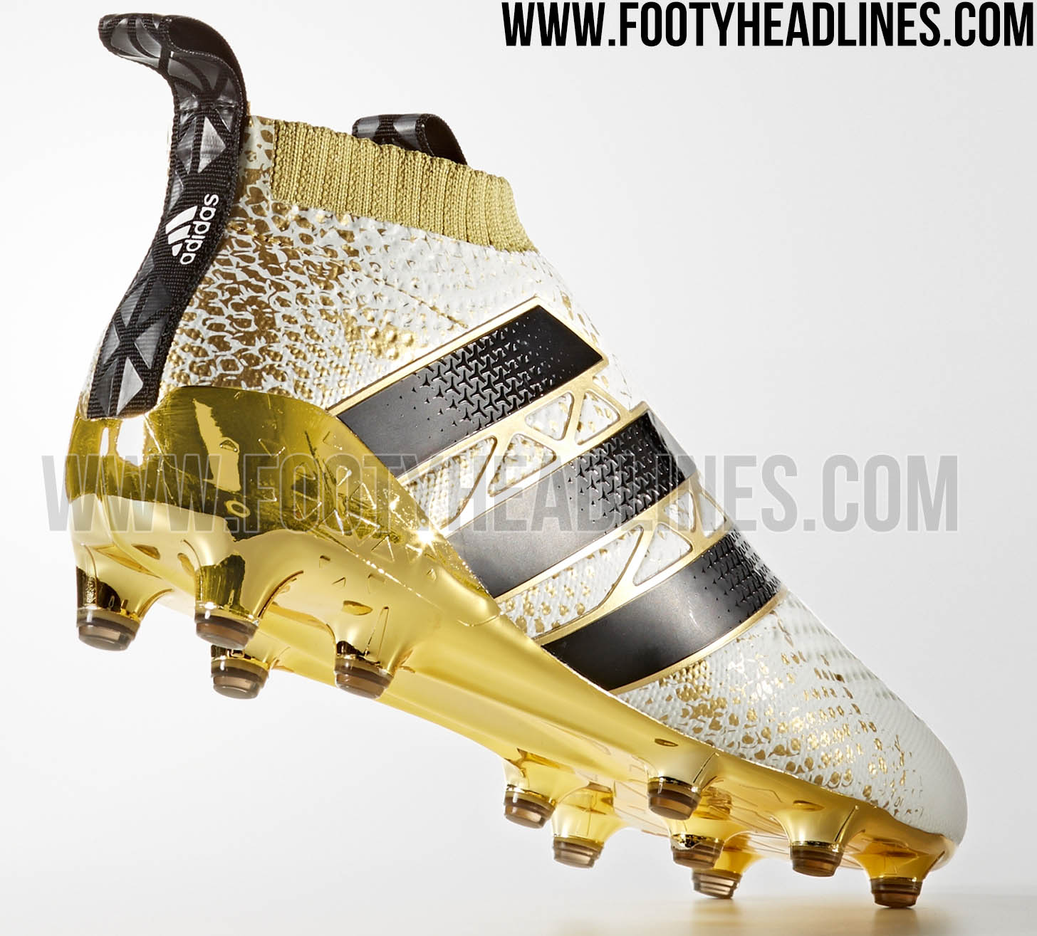 White / Gold Adidas Ace 16+ PureControl Pack Boots Released - Footy Headlines
