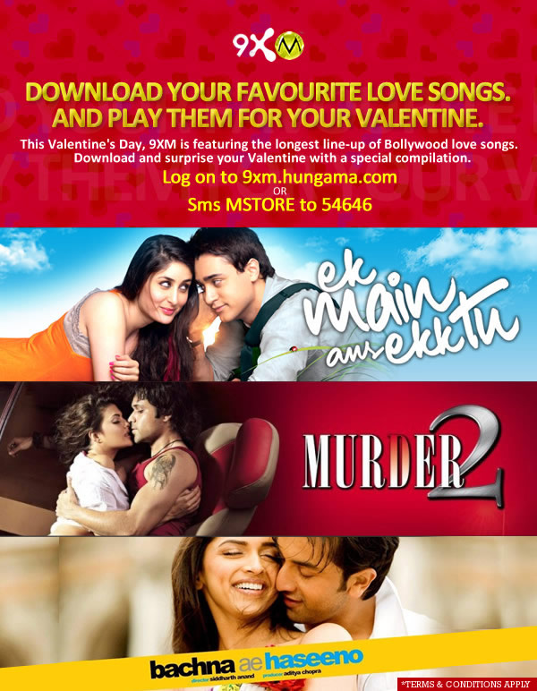 Download Hindi Love Songs from 9xm.hungama.com