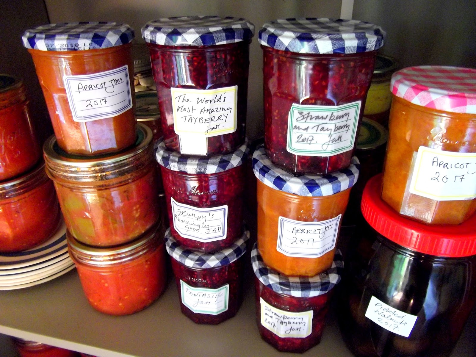 Magnon's Meanderings Jam pots.