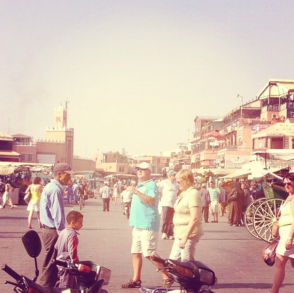 Hot Day in Marrakesh, Morocco