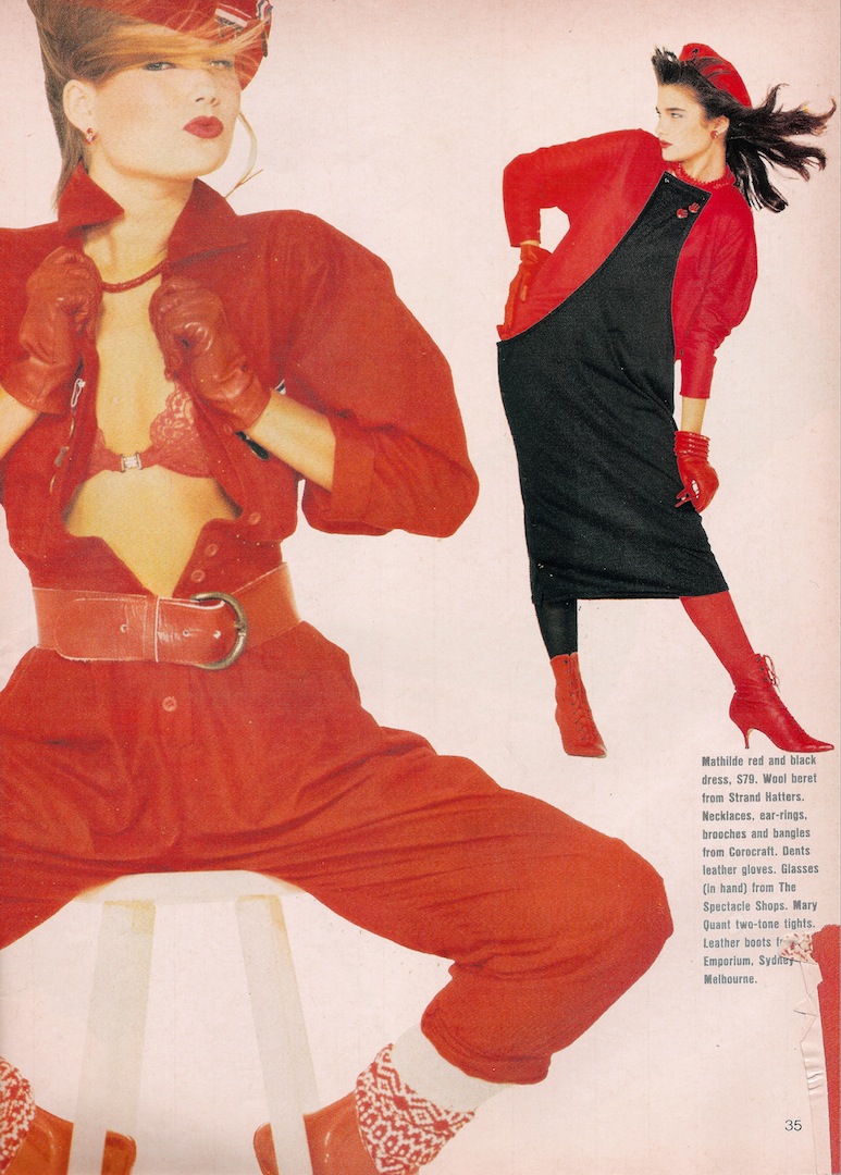 Glossy Sheen: Ready To Wear - Dolly June 1984