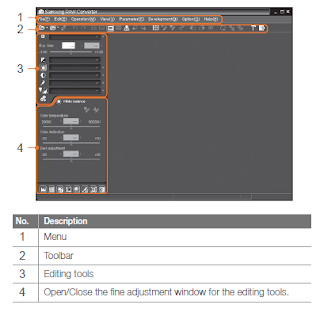 Using the Samsung RAW Converter Interface Using the Samsung RAW Converter Interface