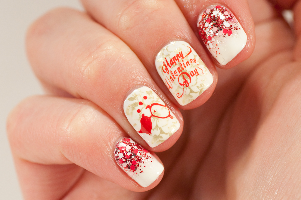 Week Of Love Valentine's Nail Art Challenge: Kisses - Kerruticles