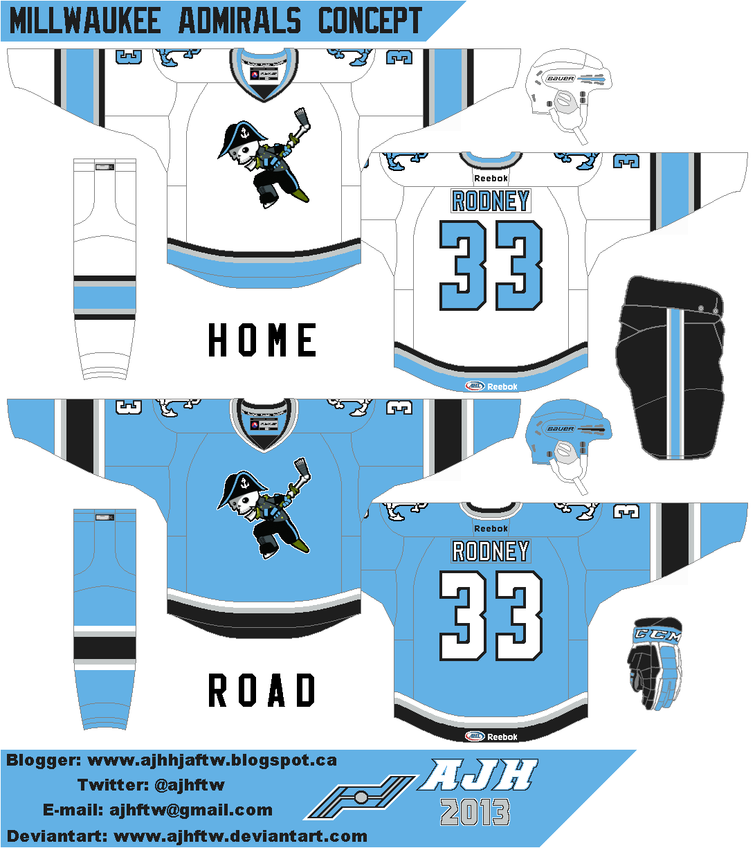 AJH Hockey Jersey Art: Nashville Predators Concept