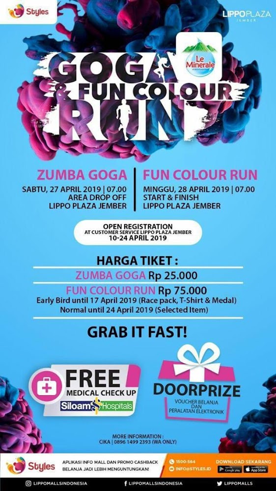 Zumba GoGa and Fun Color Run with Le Minerale โข 2019 Zumba GoGa and Fun Color Run with Le Minerale โข 2019