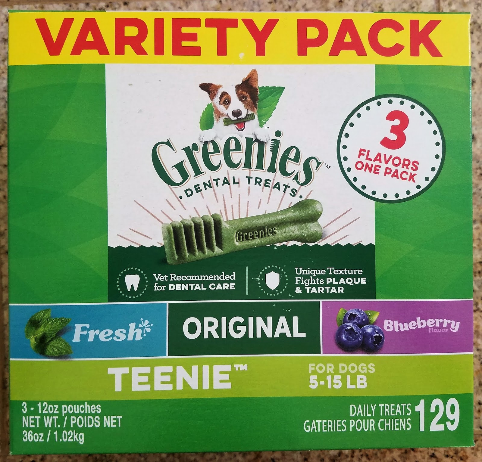 Frugal Shopping and More Greenies Variety Pack Teenie Dental Dog