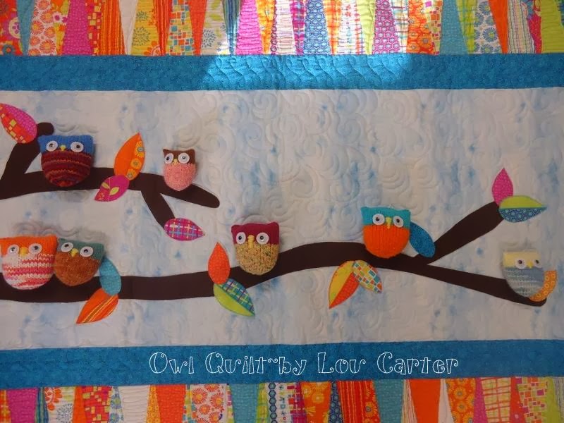 Patchouli Moon Studio~Owl Quilt by Lou Carter