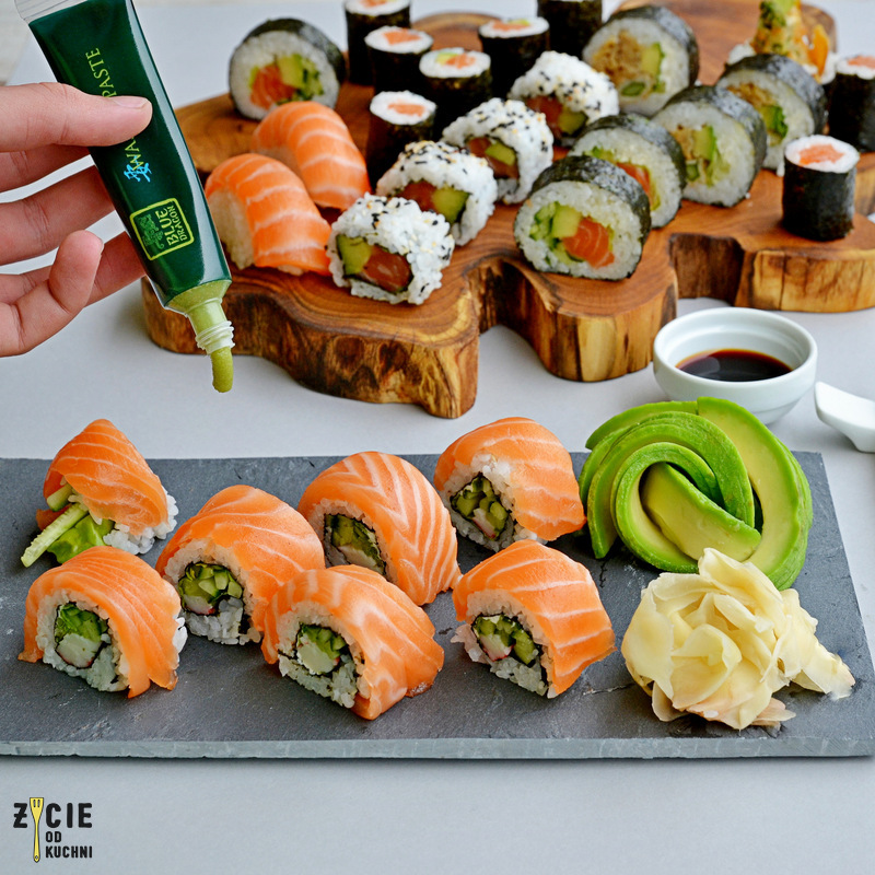 sushi, blue dragon, domowe sushi, jak zrobic sushi, uromaki, futomaki, maki, życie od kuchni