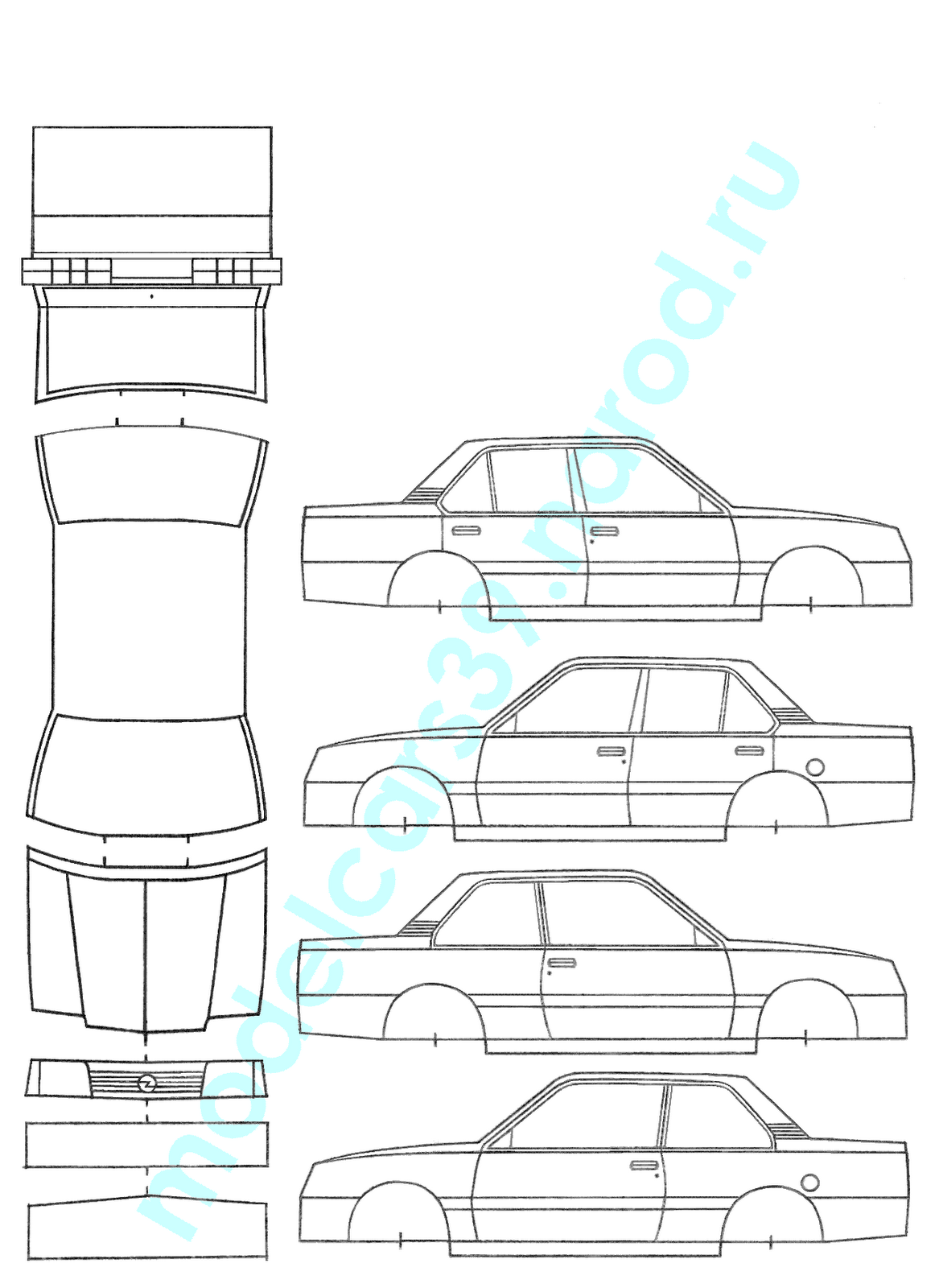 paper model ideas from real cars more new paper created ideas