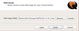 Pengaturan Memilih Disk Image