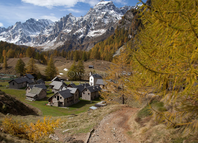 Autunno all'alpe Devero: Crampiolo Autunno all'alpe Devero: Crampiolo