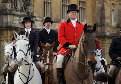 Michelle Dockery and Hugh Bonneville in Downton Abbey Season 6