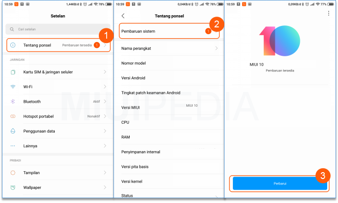 cara update miui 10 global Beta via ota pembaruan sistem cara update miui 10 global Beta via ota pembaruan sistem