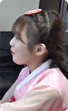 오마이걸 2016년 설맞이 한상차림 아린이 움짤.gif | 인스티즈