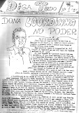DIGA TUDO, Nº 01, primeiro jornal de São Miguel