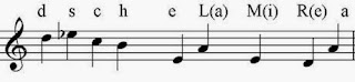 Shostakovich'in 10. Senfoni'de kullandığı DSCH motifi