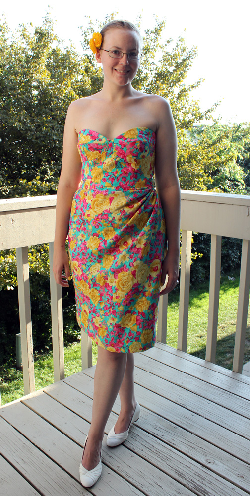 how to make sarong into dress