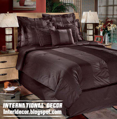 modern soft duvet cover sets bedding, brown soft duvet design