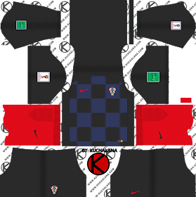 Croatia 2018 World Cup Kit -  Dream League Soccer Kits