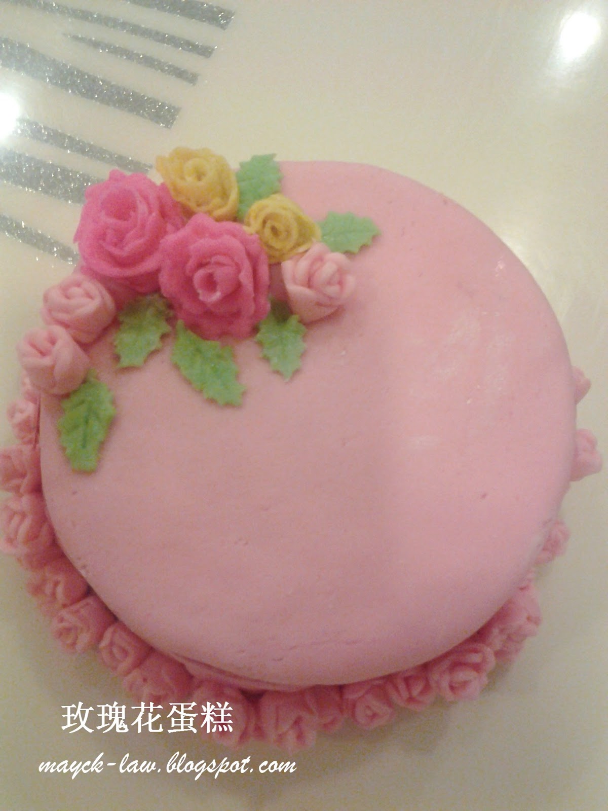 玫瑰蛋糕图片,带玫瑰花的蛋糕,三层玫瑰花瓣蛋糕图片(第6页)_大山谷图库