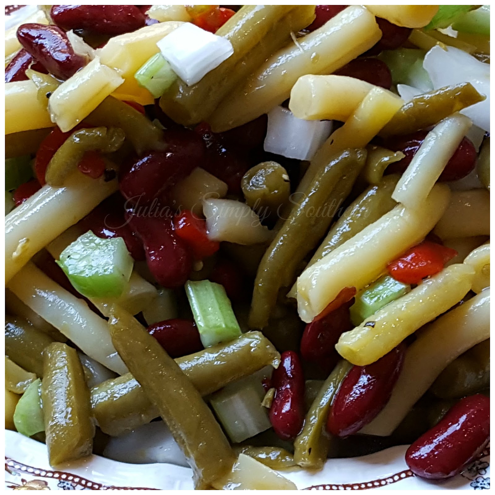 Julia's Simply Southern Classic 3 Bean Salad