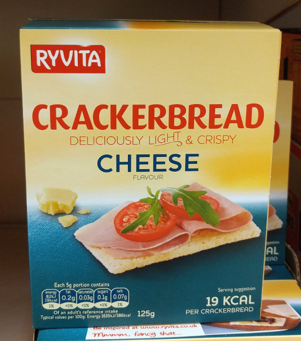 Ryvita Crackerbread Cheese
