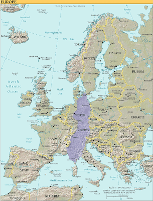 Karta över Sverige i Europa Regionen | Karta över Sverige, Geografisk