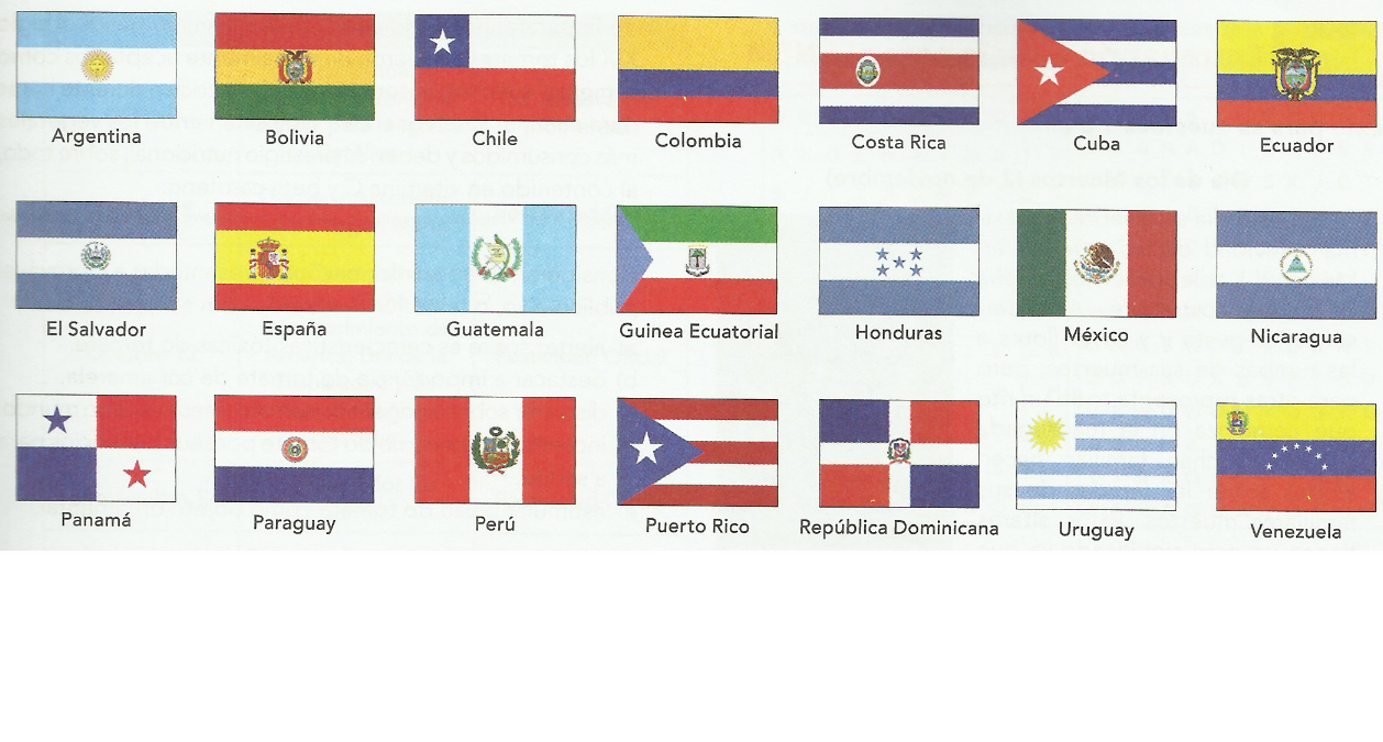 Los Paises Hispanohablantes Map