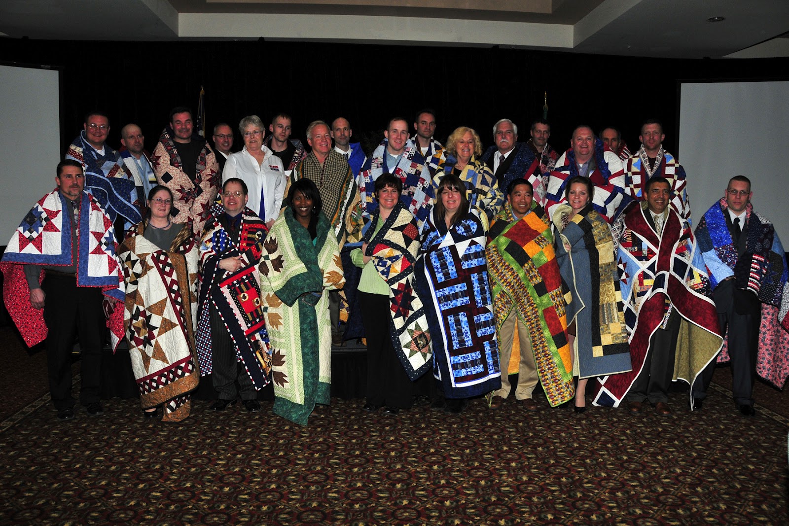 Quilts of Valor Spokane Returning Warriors Weekend