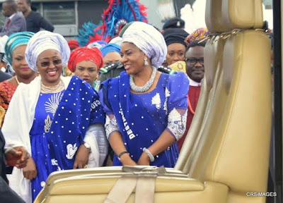 5 Photos: Aisha Buhari arrives Cross River State to flag off the 2016 Maternal and Child Health Week