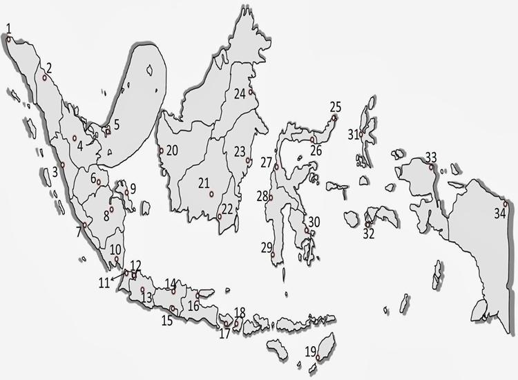 20 Mewarnai Gambar Peta Indonesia Untuk Paud Golek Gambar Images