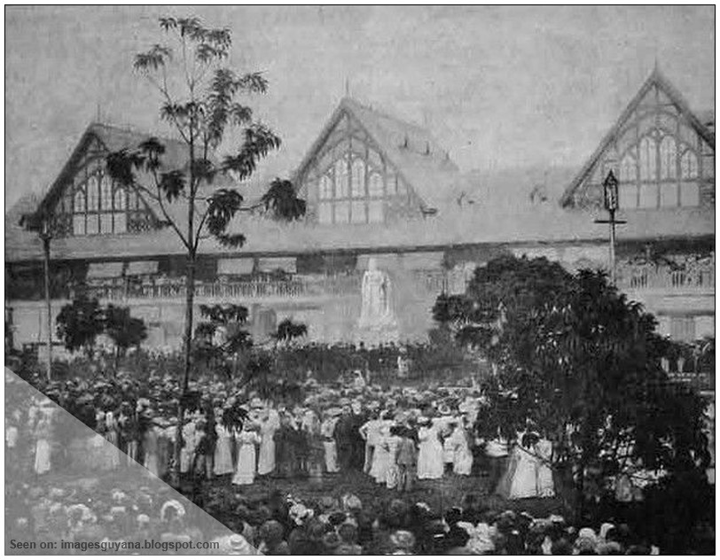 ImagesGuyana Queen Victoria Statue Unveiled in