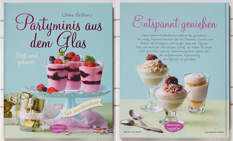 Rezension/Buchvorstellung Partyminis aus dem Glas von Ulrike Beilharz