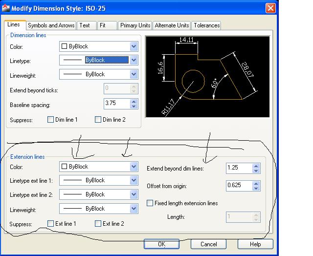 Dimension Style Manager Part 2.