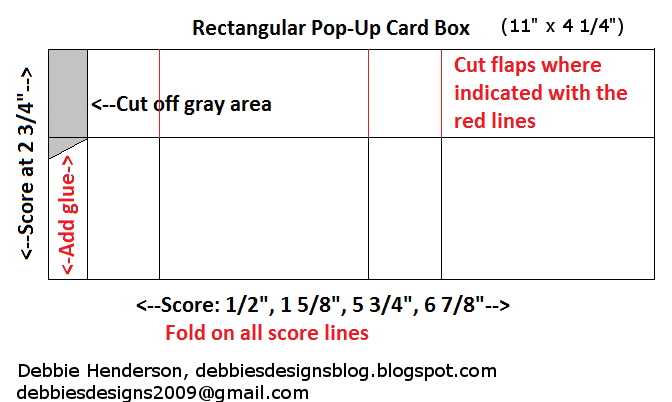 pop up box card template debbie s designs rectangular pop up box card pop up box card template debbie s designs rectangular pop up box card
