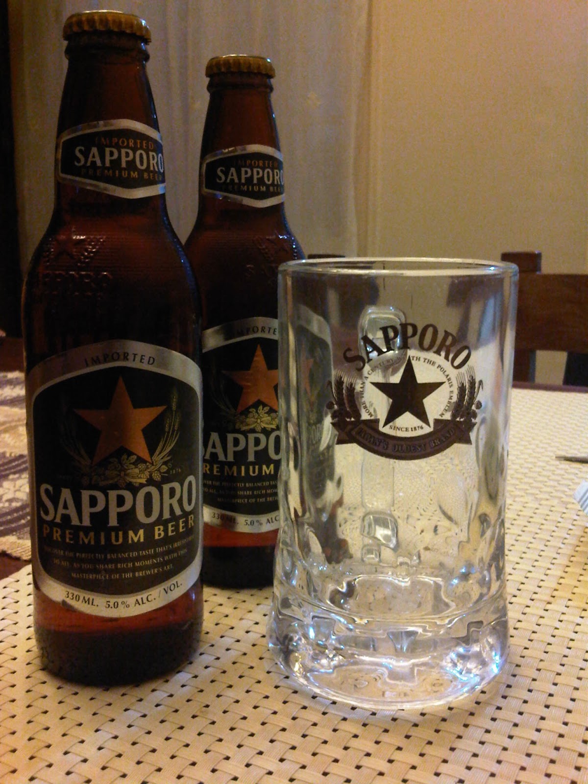 Regin's Realm Japanese beer Sapporo premium