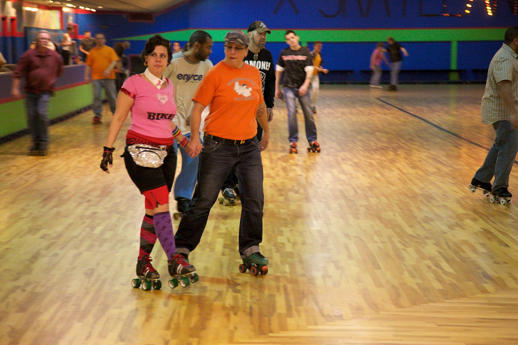 Ride for the Feast Blog Success 80s Roller Disco!