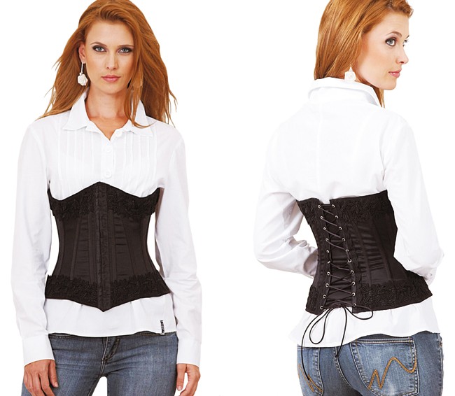 Cómo usar un corset sobre camisa y lucir súper elegante Belleza