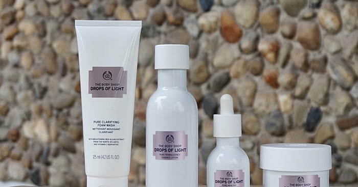 body shop face wash drops of light