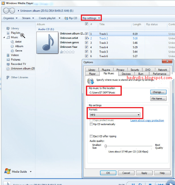 Cara Convert Mengubah File CD Audio Ke MP3 Berbagi Ilmu