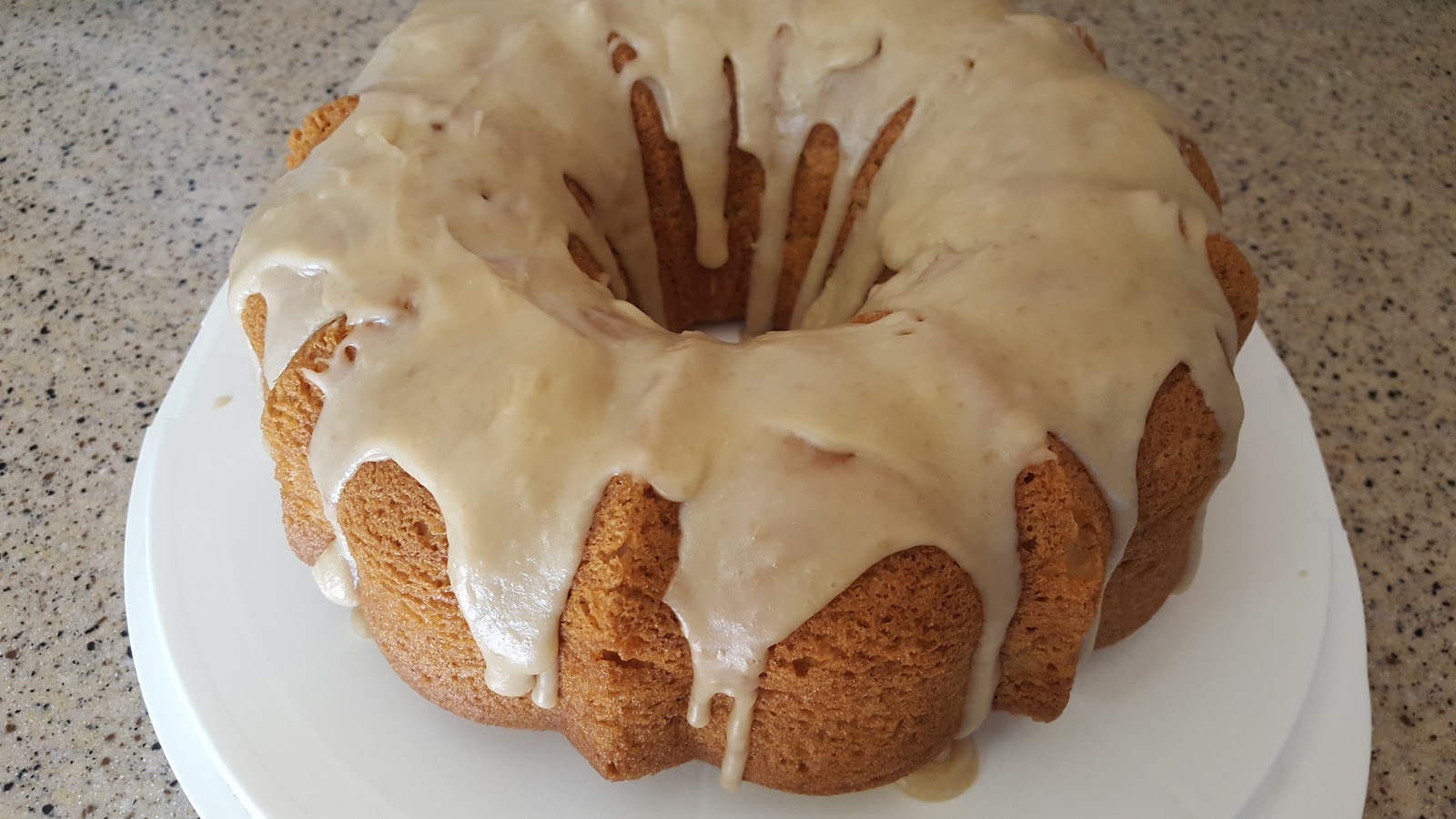 My Patchwork Quilt BUTTERSCOTCH SPICE CAKE W/ BUTTERSCOTCH GLAZE